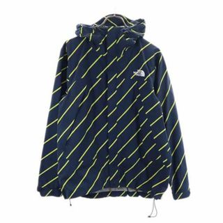 ザノースフェイス(THE NORTH FACE)のノースフェイス ボーダー柄 マウンテンパーカー 紺×黄 THE NORTH FACE メンズ(マウンテンパーカー)