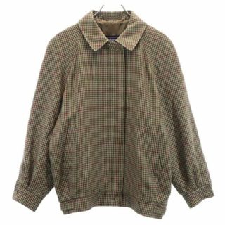 バーバリー(BURBERRY)のバーバリーズ ウール 千鳥格子 ジャケット ブラウン系 Burberrys レディース(その他)