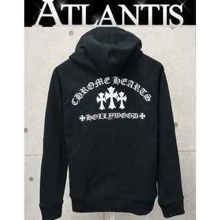 クロムハーツ(Chrome Hearts)のCHROME HEARTS 銀座店 クロムハーツ 新品 SAILIN ON ZIP HD セメタリークロス 刺繍 ダブルジップ パーカー メンズ size:M 黒 95285(パーカー)