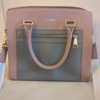 イアンヌ(IANNE)のIANNE ブレンダ フィグ×グレー(ハンドバッグ)