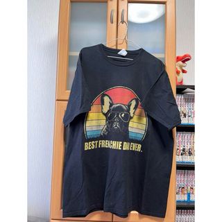 90s 犬tシャツ アニマルt プリント tシャツ XL 古着 vintage(Tシャツ/カットソー(半袖/袖なし))