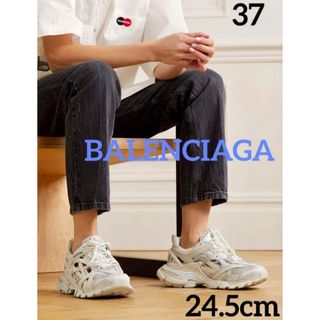 バレンシアガ(Balenciaga)のBALENCIAGA  MESH LOGO TRACK2  24.5cm(スニーカー)