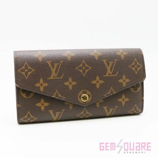 ルイヴィトン(LOUIS VUITTON)のルイヴィトン モノグラム ポルトフォイユサラ フューシャ ICチップ 長財布 中古 M62234(財布)