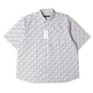 新品 SOPHNET ソフネット シャツ サイズ:L 23SS ドット柄 バギーフィット 半袖シャツ PATTERN S/S BAGGY SHIRT ホワイト 白 トップス カジュアルシャツ【メンズ】(シャツ)