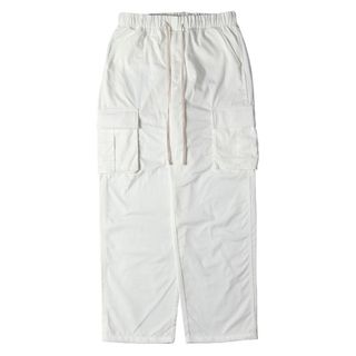 DANKE SCHON ダンケシェーン パンツ サイズ:L 23AW ポリエステル コットン イージー カーゴパンツ PREMIUM TC TWILL CARGO PANTS ワイド ミリタリー ホワイト ボトムス ズボン【メンズ】【中古】(ワークパンツ/カーゴパンツ)