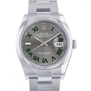 ロレックス(ROLEX)のロレックス デイトジャスト36 126200 ROLEX 腕時計 スレート文字盤(腕時計(アナログ))