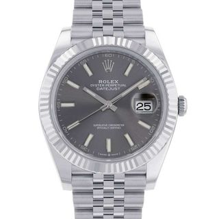 ロレックス(ROLEX)のロレックス デイトジャスト41 SS/K18WGホワイトゴールド ランダムシリアル  126334 スレート文字盤(腕時計(アナログ))