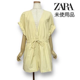 ザラ(ZARA)の【未使用品・タグ付】ZARA ザラ オールインワン サロペット Ｌサイズ(オールインワン)