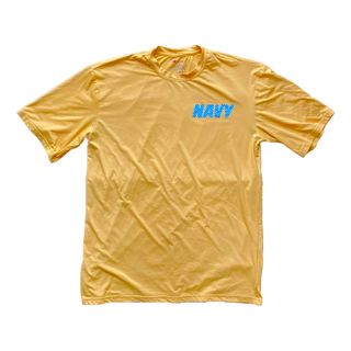 ニューバランス(New Balance)のニューバランス製  U.S.NAVY トレーニングTシャツ M 古着 アメリカ製(Tシャツ/カットソー(半袖/袖なし))