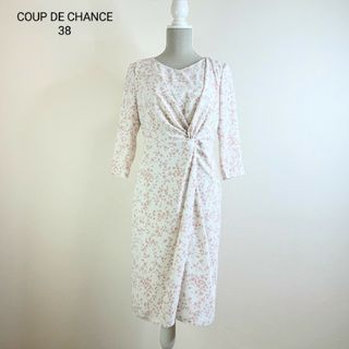 クードシャンス(COUP DE CHANCE)のクードシャンス ワンピース七分袖(ひざ丈ワンピース)