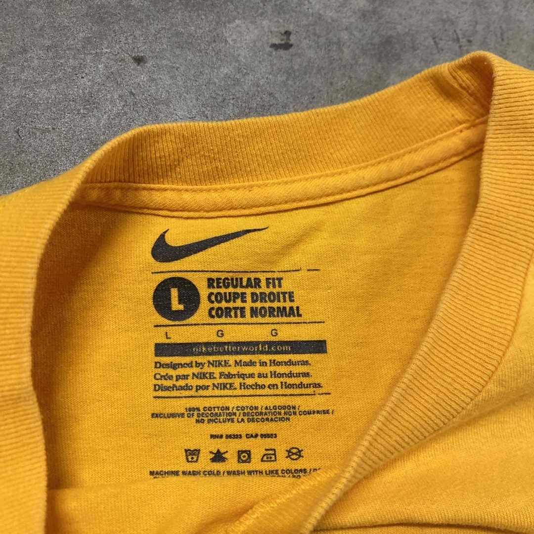 ★ナイキ★ 送料関税込 SWOOSH BY NIKE TEE YELLOW NIKE - 00s〃 NIKE ナイキ 黄色 スウッシュ イエロー の通販 by