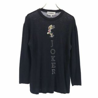 アイスバーグ(ICEBERG)のアイスバーグ イタリア製 7分袖 Tシャツ 40 ブラック ICEBERG メンズ(Tシャツ/カットソー(七分/長袖))