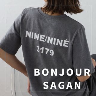 ボンジュールサガン(BONJOUR SAGAN)の"新品・タグ付"バックナンバープリントT/BONJOUR SAGAN(Tシャツ(半袖/袖なし))