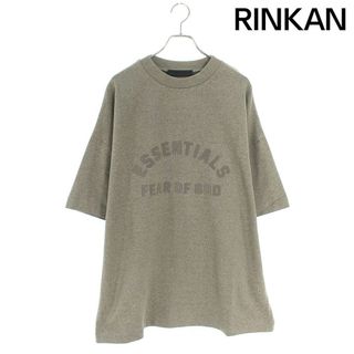 フィアオブゴッド(FEAR OF GOD)のフォグ  ESSENTIALS S/S TEE / HEATHER GRAY ロゴヘザーグレーTシャツ メンズ M(Tシャツ/カットソー(半袖/袖なし))