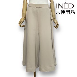 イネド(INED)の【タグ付 未使用品】イネド INED ガウチョパンツ スカーチョ(カジュアルパンツ)