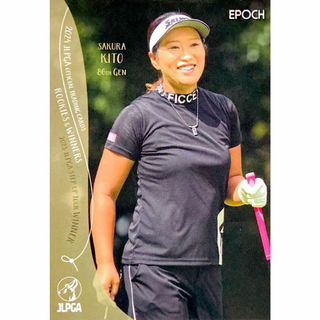 鬼頭さくら レギュラーカード EPOCH 2024 JLPGA R&W(シングルカード)