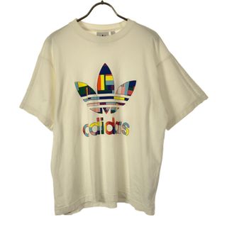 アディダス(adidas)のアディダス トレフォイルロゴ 半袖 Tシャツ L ホワイト adidas メンズ(Tシャツ/カットソー(半袖/袖なし))