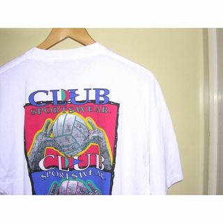 90s USA製 CLUB SPORTSWEAR 1993 バレー Tシャツ(Tシャツ/カットソー(半袖/袖なし))