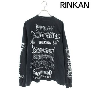 バレンシアガ(Balenciaga)のバレンシアガ  24SS  699191 TPVO3 メタルロゴ長袖カットソー メンズ 2(Tシャツ/カットソー(七分/長袖))