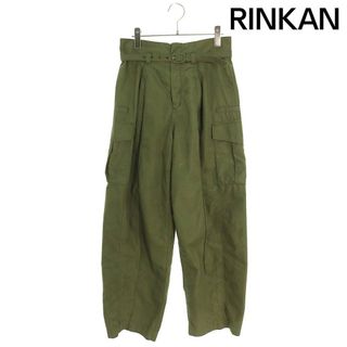 マメクロゴウチ Mame Kurogouchi  22SS  Cotton Nylon Tucked Cargo Trousers/MM22PS-PT714 コットンナイロンカーゴトラウザーロングパンツ レディース 2(ワークパンツ/カーゴパンツ)