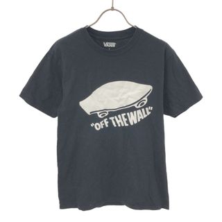 ヴァンズ(VANS)のバンズ プリント 半袖 Tシャツ 36 ブラック VANS メンズ(Tシャツ/カットソー(半袖/袖なし))