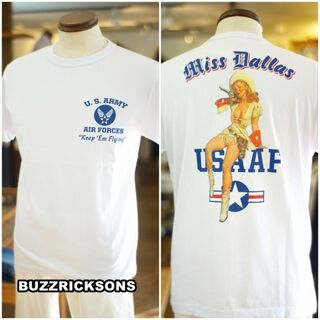 Buzz Rickson's - BUZZ RICKSONS　バズリクソンズ ミリタリー半袖Tシャツ79437 M