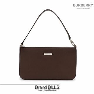 バーバリー(BURBERRY)の美品 バーバリー ハンドバッグ ワンショルダーバッグ YM4017BH09 ブラウン シルバー金具 ノバチェック(ハンドバッグ)