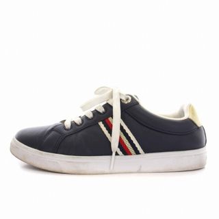 トミーヒルフィガー(TOMMY HILFIGER)のトミーヒルフィガー スニーカー ローカット シューズ 37 23.5cm 紺(スニーカー)