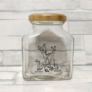 Disney - ディズニー バンビ 空き瓶 ガラス瓶