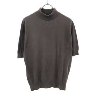 ジョンスメドレー(JOHN SMEDLEY)のジョンスメドレー イギリス製 半袖 コットンニット カットソー XS ブラウン系 JOHN SMEDLEY BEAMS F メンズ(Tシャツ/カットソー(半袖/袖なし))