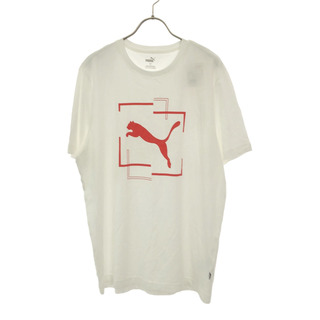 プーマ(PUMA)の未使用 プーマ 未使用 半袖 Tシャツ XL ホワイト PUMA タグ付き メンズ(Tシャツ/カットソー(半袖/袖なし))