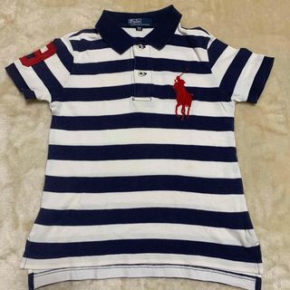 ポロラルフローレン(POLO RALPH LAUREN)のポロ ラルフローレン ポロシャツ 110 ビッグポニー ホワイト×ネイビー(その他)