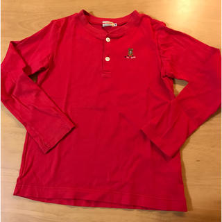 ミキハウス(mikihouse)のミキハウス赤い長袖Tシャツ130(Tシャツ/カットソー)