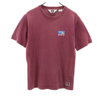 ベンデイビス(BEN DAVIS)のベンデイビス バックプリント 半袖 Tシャツ M パープル系 BEN DAVIS メンズ(Tシャツ/カットソー(半袖/袖なし))