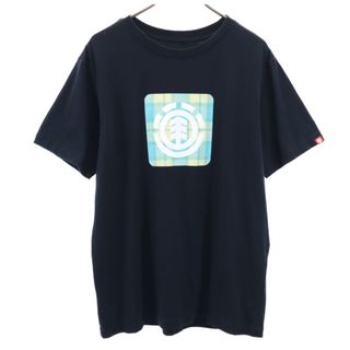 エレメント(ELEMENT)のエレメント プリント 半袖 Tシャツ XL ブラック ELEMENT メンズ(Tシャツ/カットソー(半袖/袖なし))