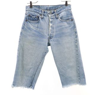 リーバイス(Levi's)のリーバイス 80s ボタン裏6 66後期 デニム ハーフパンツ W30 ブルー Levi's メンズ(ショートパンツ)