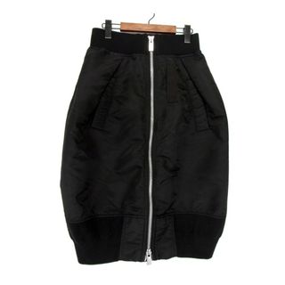 サカイ(sacai)のサカイ sacai ■ 21SS 【 21 0551 Nylon Zip Up Bomber Skirt 】 ナイロン ジップ アップ ボンバー スカート w19425(ロングスカート)