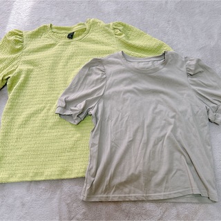 レディース　トップスブラウス　Tシャツ　XL(シャツ/ブラウス(半袖/袖なし))