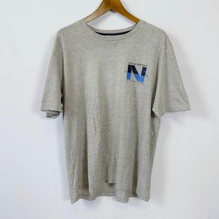 ノーティカ(NAUTICA)のノーティカ　NAUTICA　半袖Ｔシャツ　サイズＬ　灰色グレー　メンズ　古着(Tシャツ/カットソー(半袖/袖なし))