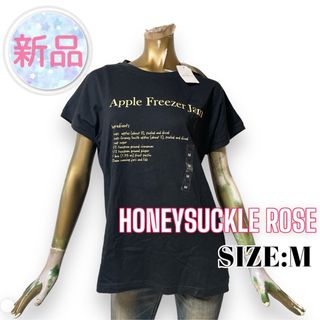 ハニーサックルローズ(HONEYSUCKLE ROSE)の⭐️新品⭐️ HONEYSUCKLE ♥ カジュアル 英字 プリント Tシャツ(Tシャツ(半袖/袖なし))