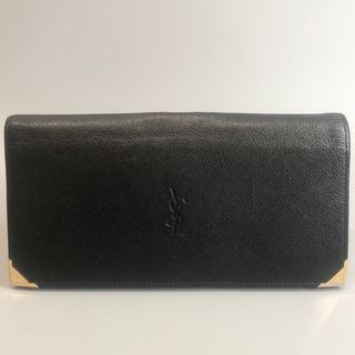 Yves Saint Laurent - YVESSAINTLAURENT イブサンローラン 長財布 ブラック