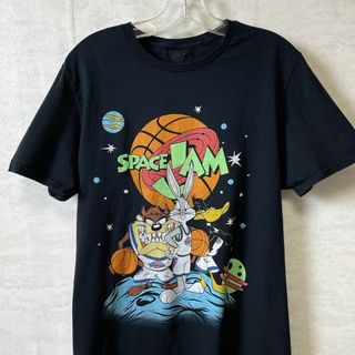 チューンスクアッド　TUNESQUAD　サイズＭ　黒ブラック　半袖Ｔシャツ　古着(Tシャツ/カットソー(半袖/袖なし))