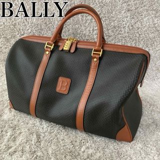 バリー(Bally)の【ダイヤル式ゴールドカデナ付】バリー ボストンバッグ  Bロゴ型押しレザー(ボストンバッグ)