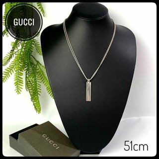 Gucci - グッチ ダブルチェーン タグプレート ネックレス SV925 24g  メンズ