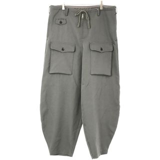 SOSHI OTSUKI ソウシオオツキ 23AW KNICKER BOCKERS CARGO ウールカーゴパンツ S23AW09PT-W グレー 46(ワークパンツ/カーゴパンツ)