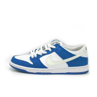 ナイキ(NIKE)のナイキ NIKE × イショッド ウェア Ishod Wair ■ 【 SB DUNK LOW Blue Spark 819674 410 】 SB ダンク ロー ブルー スパーク スニーカー　f22250(スニーカー)