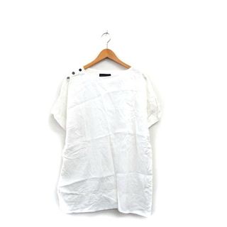 ジャーナルスタンダード(JOURNAL STANDARD)のジャーナルスタンダード カットソー Tシャツ 半袖 肩ボタン リネン シンプル(カットソー(半袖/袖なし))