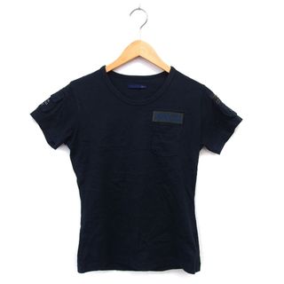 アヴィレックス(AVIREX)のアヴィレックス  カットソー Tシャツ リブ コットン 綿 ロゴ ラウンドネック(Tシャツ(半袖/袖なし))