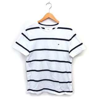 トミーヒルフィガー(TOMMY HILFIGER)のトミーヒルフィガー 国内正規品 カットソー Tシャツ リブ ボートネック ロゴ (Tシャツ/カットソー(半袖/袖なし))