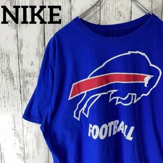 ナイキ(NIKE)のNIKE USA古着 NFLバッファロービルズプリントTシャツ XL 青 メンズ(Tシャツ/カットソー(半袖/袖なし))